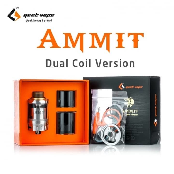 GeekVape AMMIT Dual Coil Version RTA Atomizer - Görsel 3