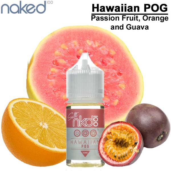 NAKED 100 SALT LİKİT HAWAIIAN POG 30 ML - Görsel 3